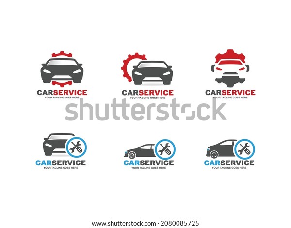 Car service logo set\
vector illustration