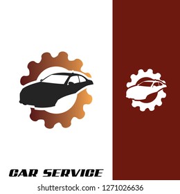 Car Service Logo Template Design, Automotive icon repair