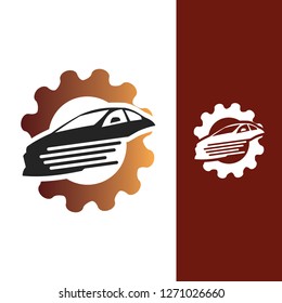 Car Service Logo Template Design, Automotive icon repair