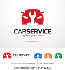 Car Service Logo Template Design Vector