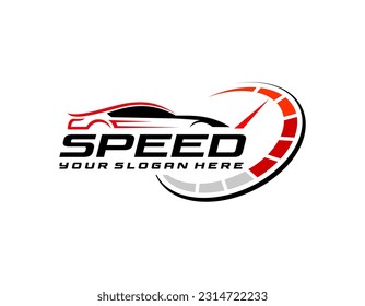 car service logo template, Car logo in simple line graphic design template vector