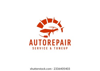car service logo vector icon illustration