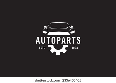 car service logo vector icon illustration