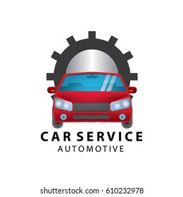 car service logo, vector illustration
