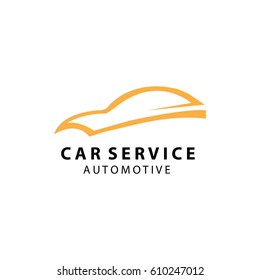 car service logo, vector illustration