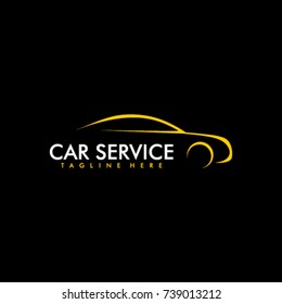 Car Service Logo Vector Template Design