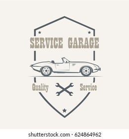 Car service logotype.