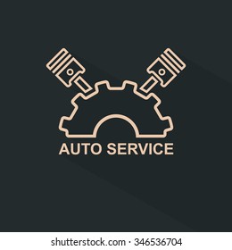 Car service logo,vector