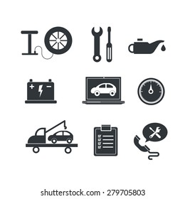 Car service maintenance icon