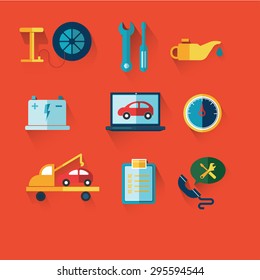 Car service maintenance icon
