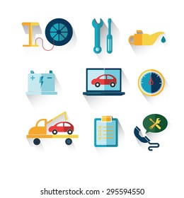 Car service maintenance icon
