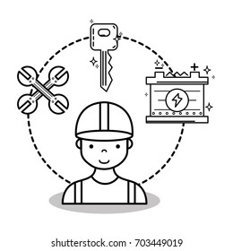 car service with mechanic that repair and check