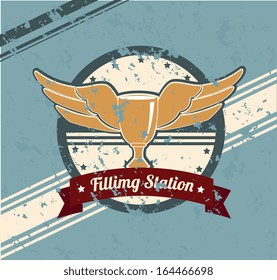 car service over blue background vector illustration 