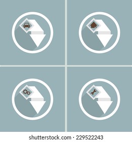 Car service pointer icon