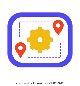 Car service and repairing with flat icon sets