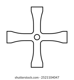 Car service and repairing with outline icon sets