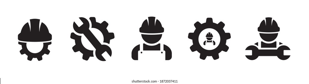 Servicio de coches, ajuste iconos. Ilustración vectorial.