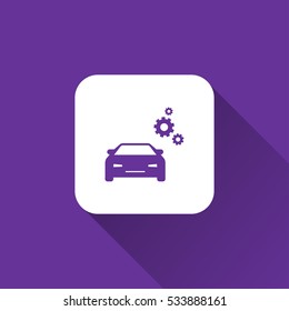 car service sign. icon design