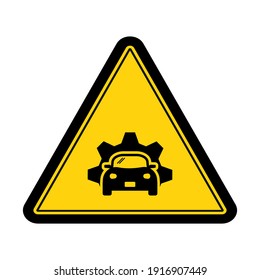 Car service sign and symbol graphic design vector illustration