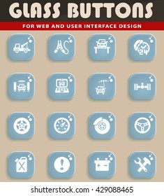 Car service simply symbol for web icons