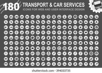 Car Service And Some Types Of Transportation Icon