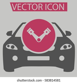 .Car service station logo,icon,sign,symbol in flat style for app, web, servise and digital design.
