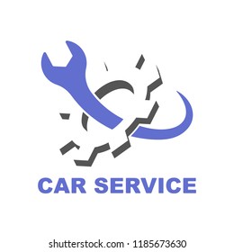 Car Service Symbol Emblem Sign Stock Vector (Royalty Free) 1185673630 ...