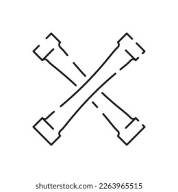 Car service thin line icon, Auto Repair Shop automotive symbol repair garage and Service Graphic Symbol and sign vector illustration 