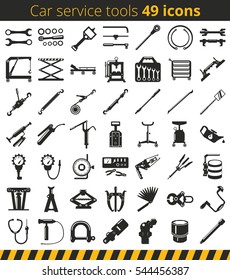 Car service tools 49 icons