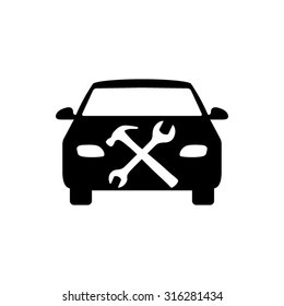 car service - vector icon