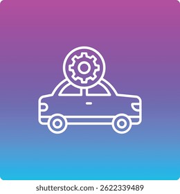 Icono de Vector de servicio de coche. Se puede utilizar para aplicaciones de impresión, móviles y de Web.