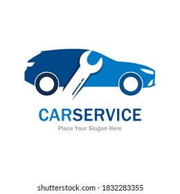 Car service vector logo template. Suitable for business, web, automotive and transportation