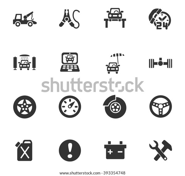 car service\
web icons for user interface\
design