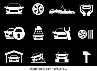 Car services icons