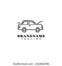 Design-Vorlage für Autovermietungen - Moderne Illustration