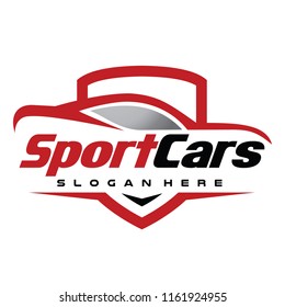 Car Services and Secure Logo Vector