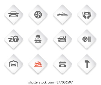 car services simply symbol for web icons and user interface