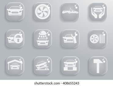 car services simply symbol for web icons and user interface