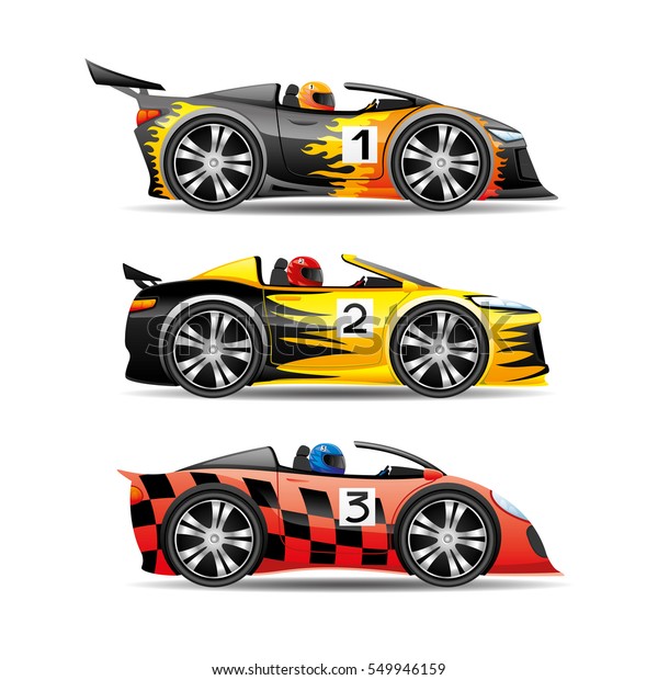 Car Set Stock Vector (Royalty Free) 549946159 | Shutterstock