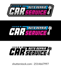 Car sevice auto repair design collection for banner, tshirt, sticker, community and more