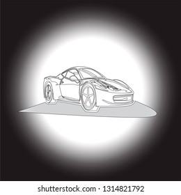 car in the shadow