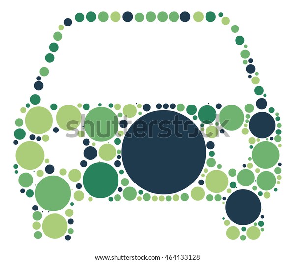 car shape vector
design by color point