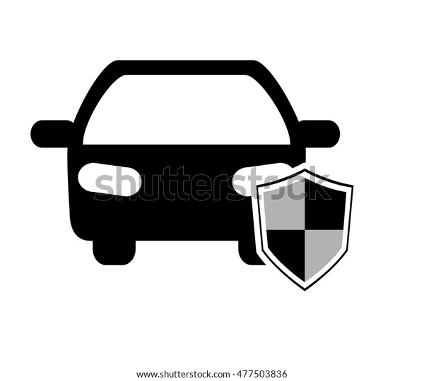 car and shield\
icon
