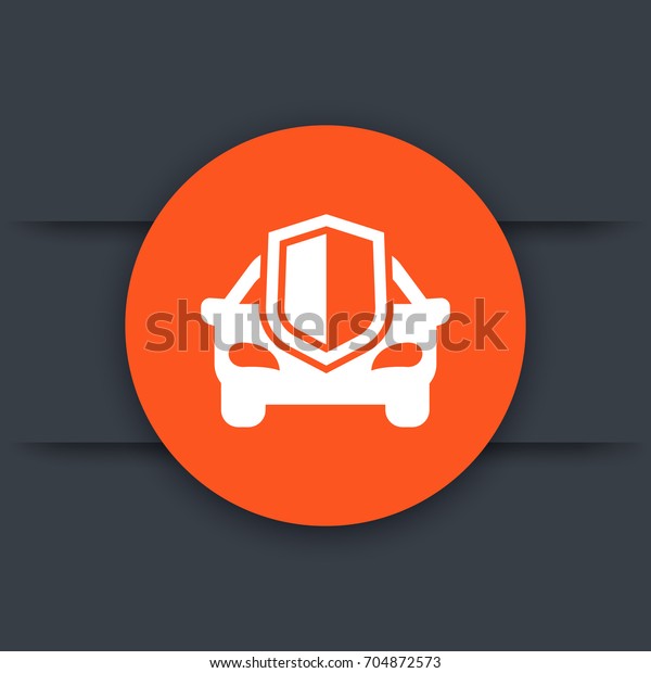 car and shield\
icon