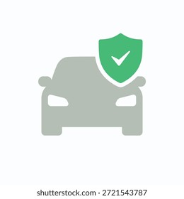 Autoschild-Symbol. Vektorgrafik
