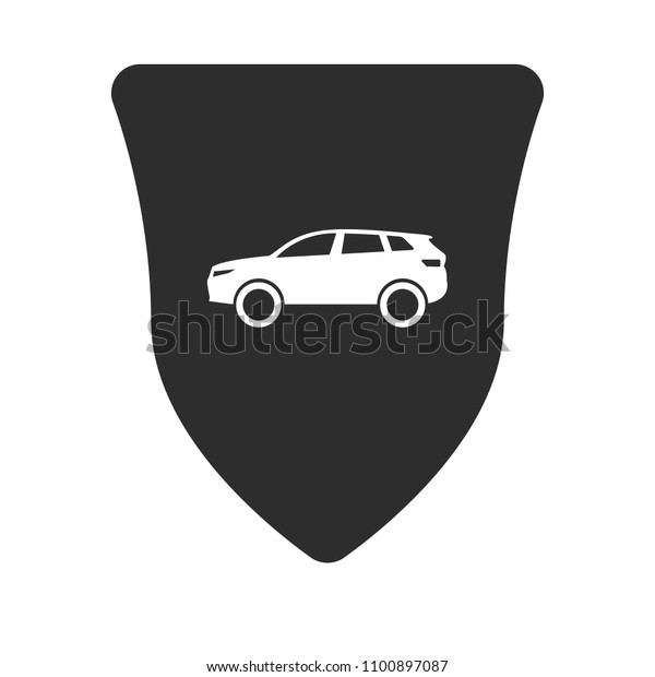 Car Shield Logo Concept Designs Illustration Stock Vector (Royalty Free
