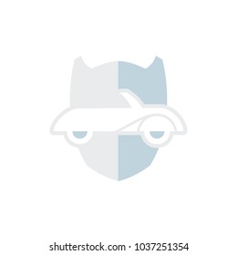 Car Shield Logo Icon Design