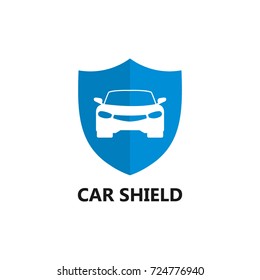 Car Shield Logo Template design