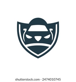 diseño de Plantilla de Ilustración vectorial con logotipo de protección del automóvil
