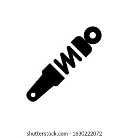 Car shock absorber icon vector designed in solid style